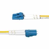 StarTech.com - Cable de Fibra Óptica Dúplex LC a LC (UPC) OS2 Monomodo de 5m - 9/125µm - 100G - Resistente a Dobleces - Low Inse