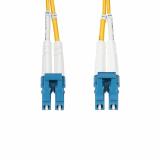 StarTech.com - Cable de Fibra Óptica Dúplex LC a LC (UPC) OS2 Monomodo de 5m - 9/125µm - 100G - Resistente a Dobleces - Low Inse