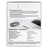 T''nB - MWMAC ratón Oficina Ambidextro RF Wireless + Bluetooth 1600 DPI