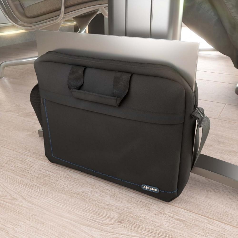AISENS - Maletin para portatil 15.6, Negro - ASBG-BC022-BK