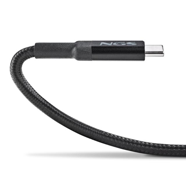 NGS - KNOT 65W-3 cable USB USB 2.0 3 m USB C Negro