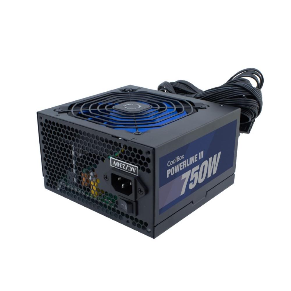 CoolBox - FUENTE DE ALIMENTACION ATX POWERLINE III 750W 85%EFI