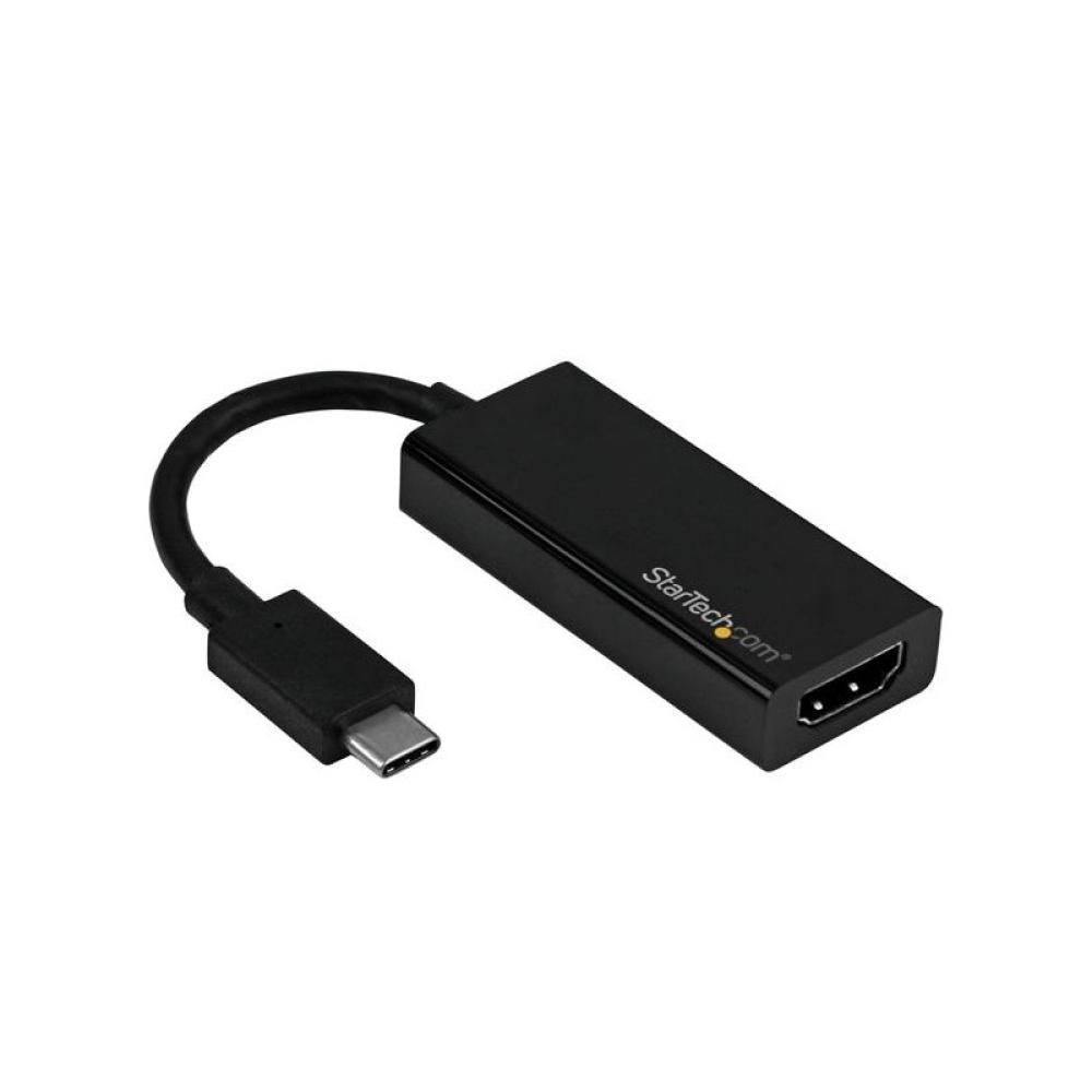 StarTech.com - Adaptador Gráfico USB-C a HDMI 4K60Hz - Conversor de Vídeo USB Tipo C a HDMI - Compatible Thunderbolt 3 - Dongle