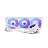 NOX - Hummer X-360 LCD Procesador Refrigerador de aire 12 cm Blanco 1 pieza(s)