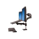 StarTech.com - Brazo para un Monitor - Base para Ordenador Portátil con Ajuste de Altura de un Toque