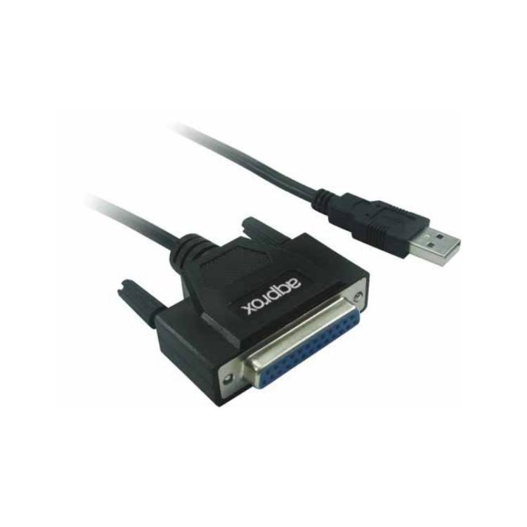 Approx - appC26 cable paralelo 1,45 m Negro