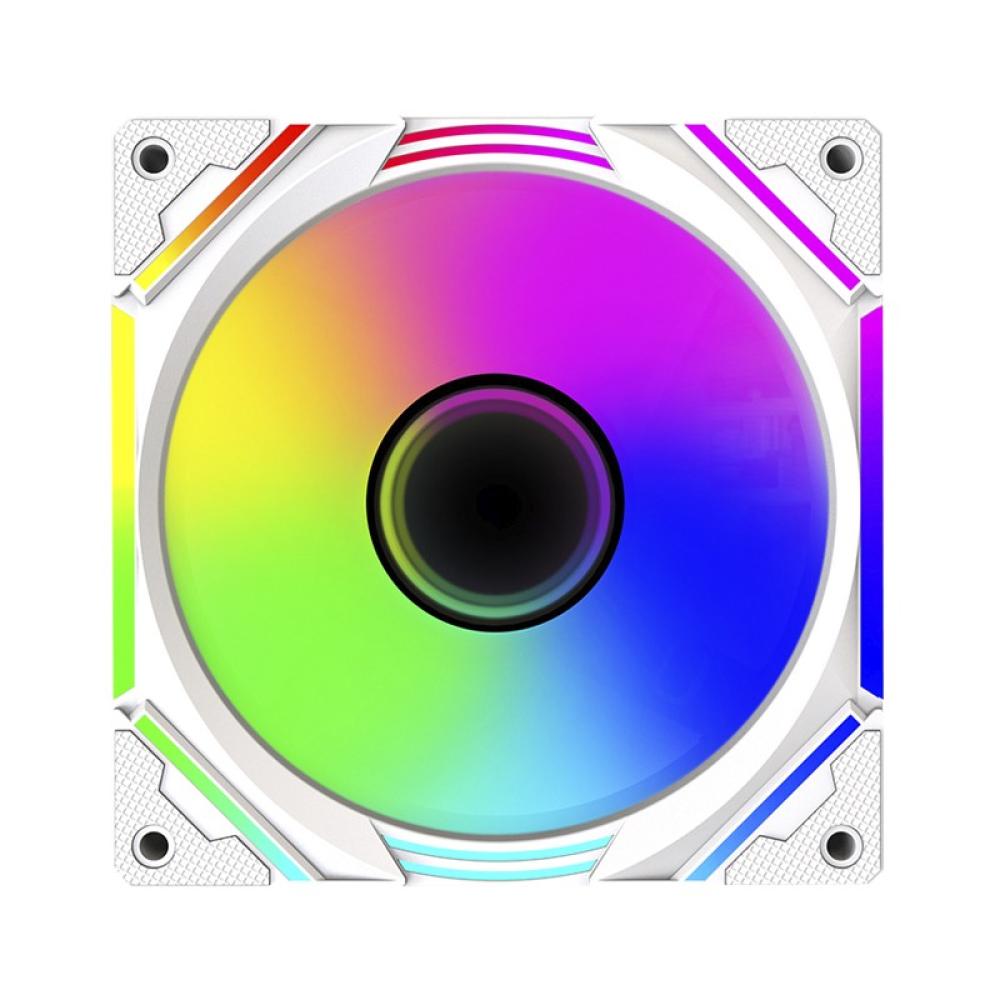 KeepOut - XFC-120MW sistema de refrigeración para ordenador Carcasa del ordenador Ventilador 12 cm Blanco