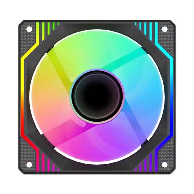 KeepOut - XFC-120DRM sistema de refrigeración para ordenador Carcasa del ordenador Ventilador 12 cm Negro