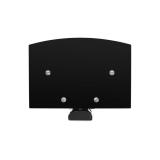 StarTech.com - 2B-WALL-MOUNT-SHELF estante para equipo av Negro Vidrio