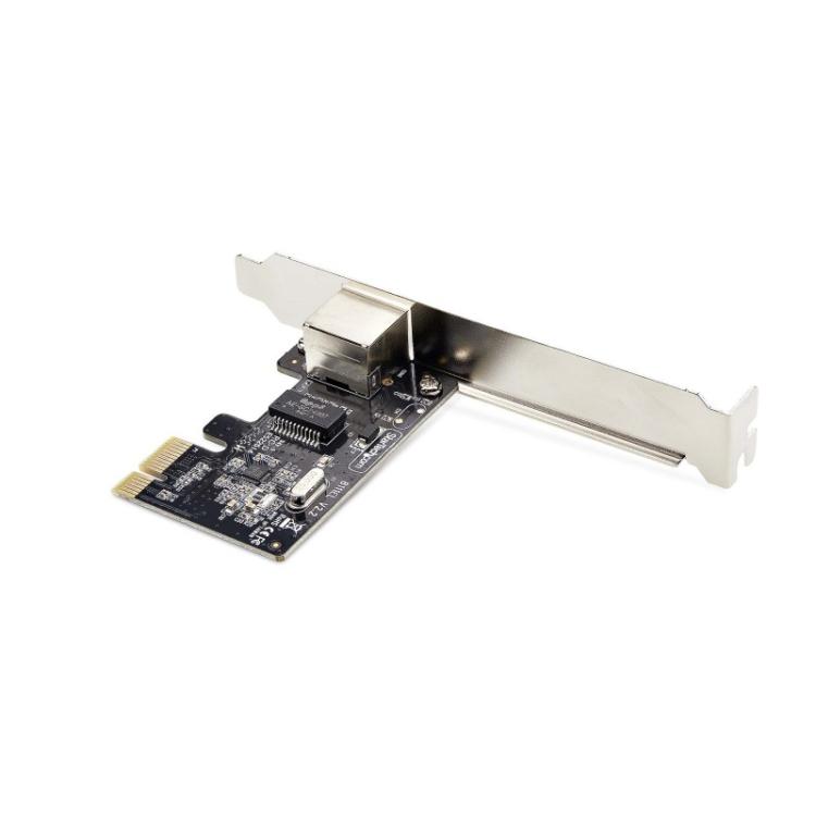StarTech.com - Tarjeta de Red PCI Express de 1 Puerto Gigabit - Adaptador Ethernet PCIe RJ45 - 10/100/1000Mbps - Tarjeta LAN - R