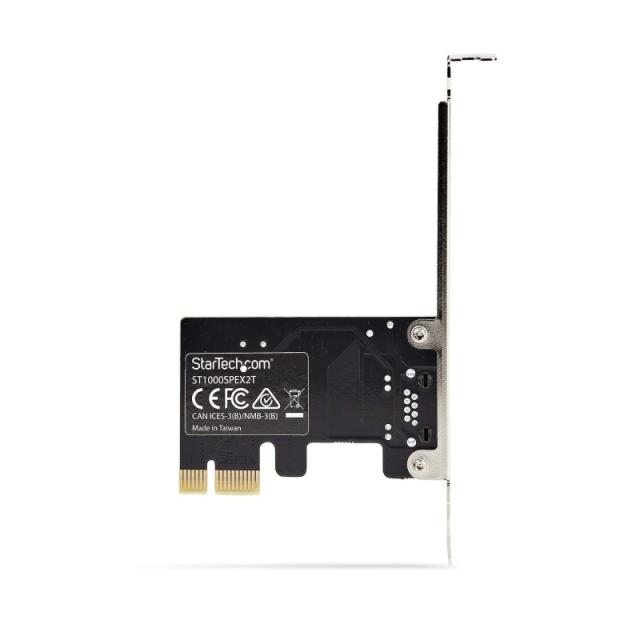 StarTech.com - Tarjeta de Red PCI Express de 1 Puerto Gigabit - Adaptador Ethernet PCIe RJ45 - 10/100/1000Mbps - Tarjeta LAN - R
