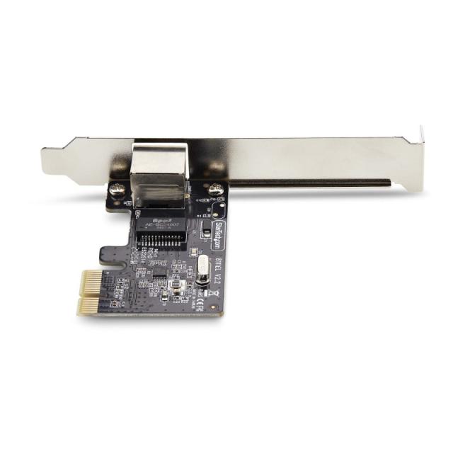 StarTech.com - Tarjeta de Red PCI Express de 1 Puerto Gigabit - Adaptador Ethernet PCIe RJ45 - 10/100/1000Mbps - Tarjeta LAN - R