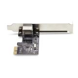 StarTech.com - Tarjeta de Red PCI Express de 1 Puerto Gigabit - Adaptador Ethernet PCIe RJ45 - 10/100/1000Mbps - Tarjeta LAN - R