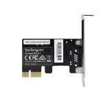 StarTech.com - Tarjeta de Red PCI Express de 1 Puerto Gigabit - Adaptador Ethernet PCIe RJ45 - Perfil Bajo - 10/100/1000Mbps - T