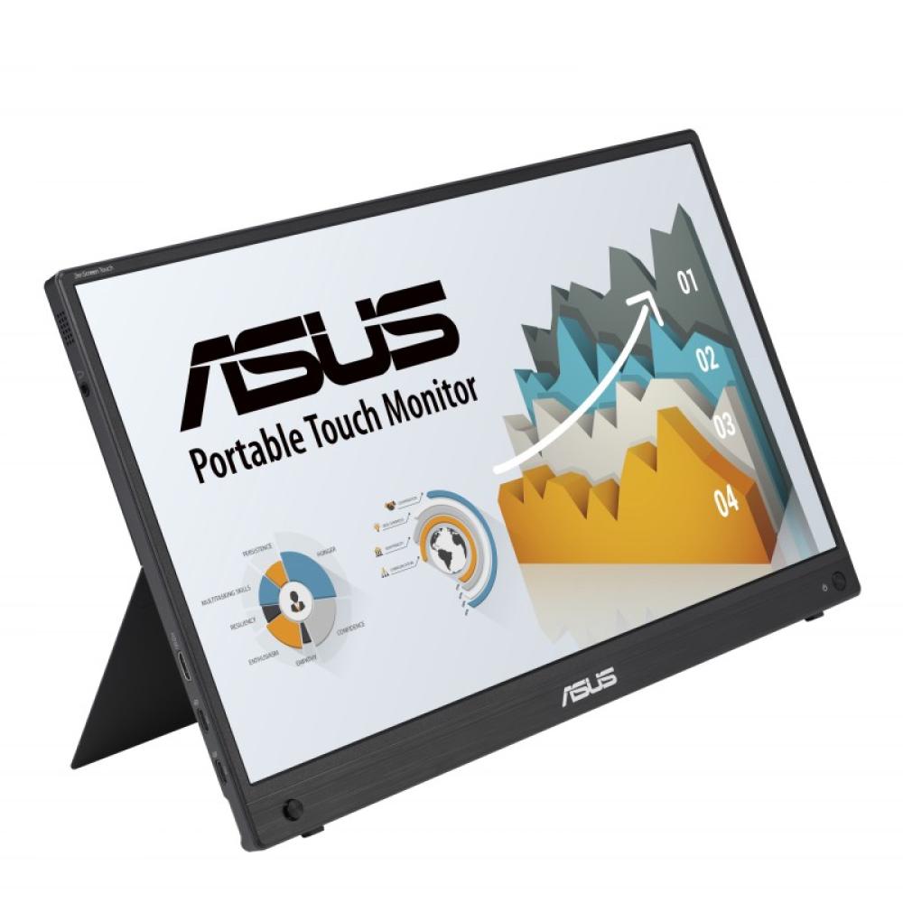 ASUS - ZenScreen MB16AHT pantalla para PC 39,6 cm (15.6") 1920 x 1080 Pixeles Full HD Pantalla táctil Negro