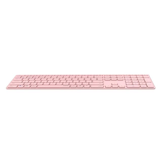 Rapoo - E9800M teclado Universal Bluetooth QWERTY Rosa