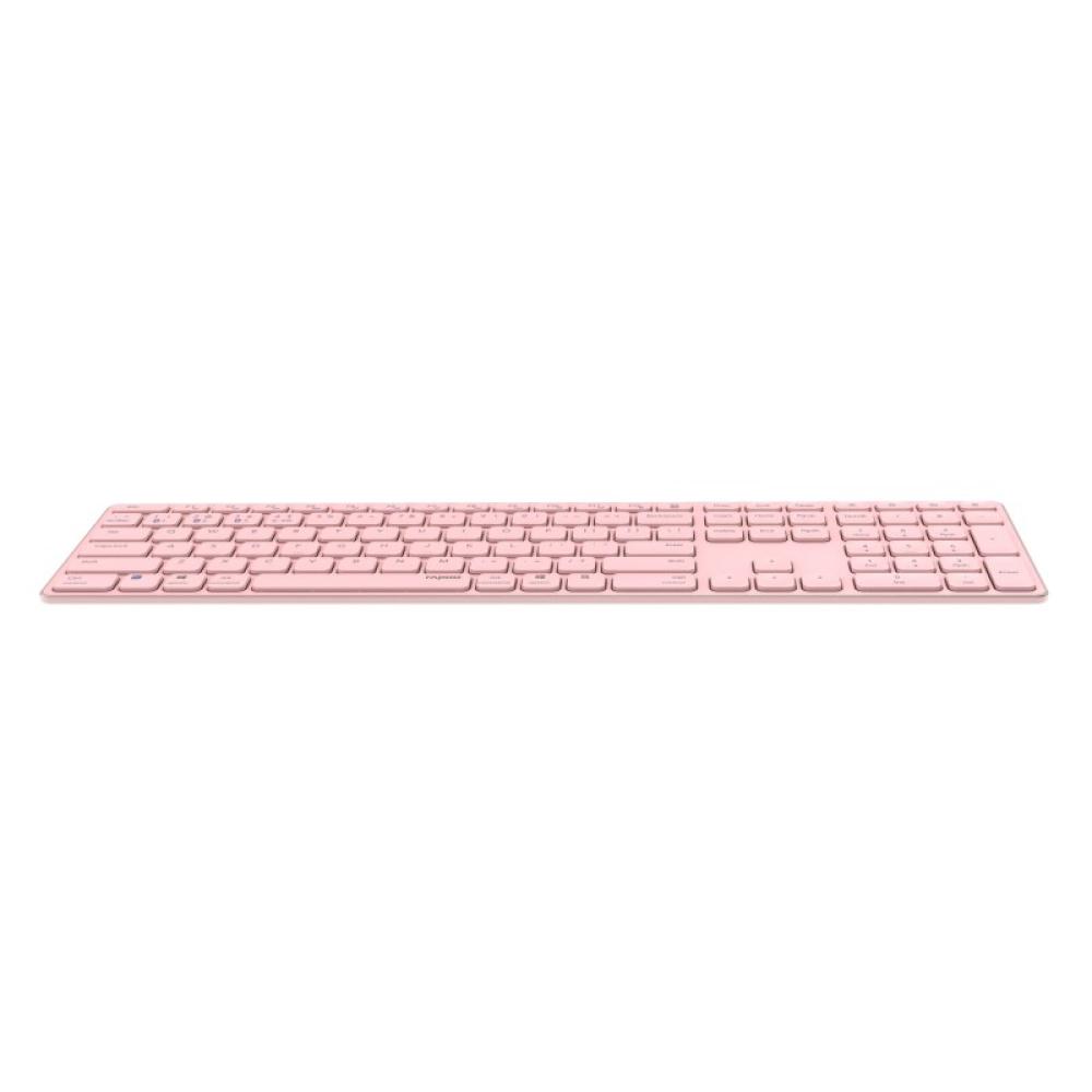 Rapoo - E9800M teclado Universal Bluetooth QWERTY Rosa