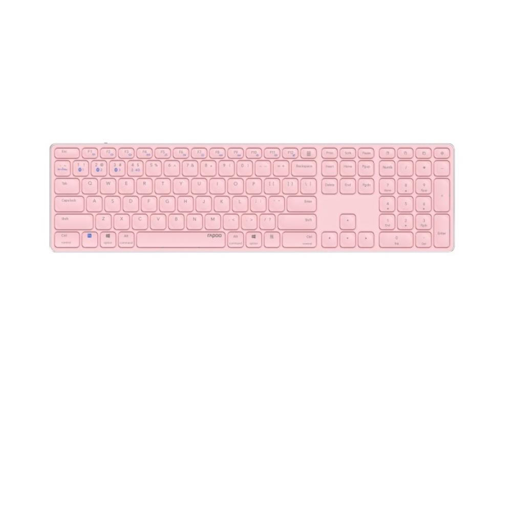 Rapoo - E9800M teclado Universal Bluetooth QWERTY Rosa