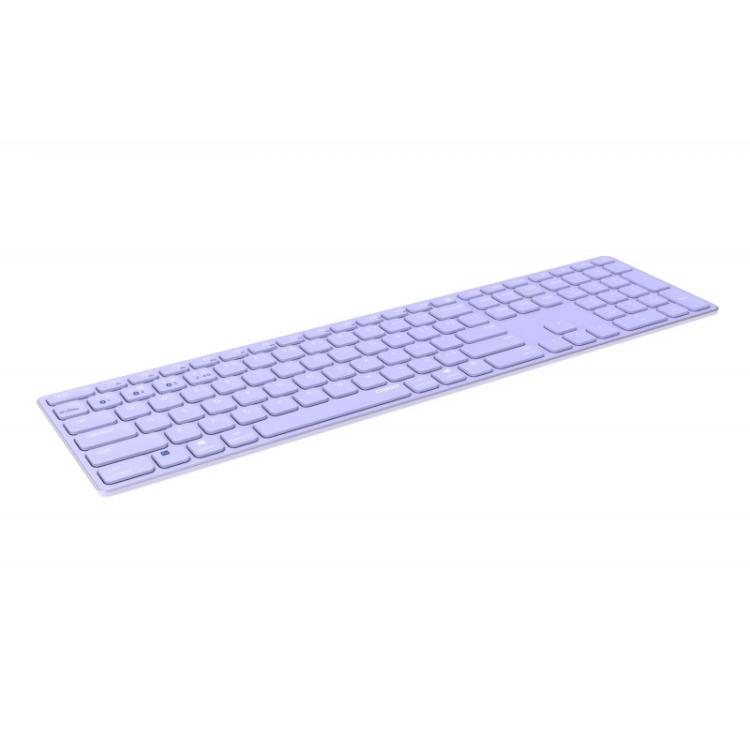 Rapoo - E9800M teclado Universal Bluetooth QWERTY Púrpura