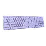 Rapoo - E9800M teclado Universal Bluetooth QWERTY Púrpura