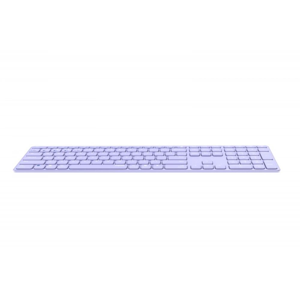 Rapoo - E9800M teclado Universal Bluetooth QWERTY Púrpura