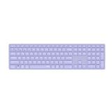 Rapoo - E9800M teclado Universal Bluetooth QWERTY Púrpura