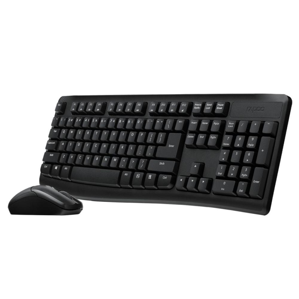 Rapoo - X1800Pro teclado Ratón incluido Universal RF inalámbrico QWERTY Negro
