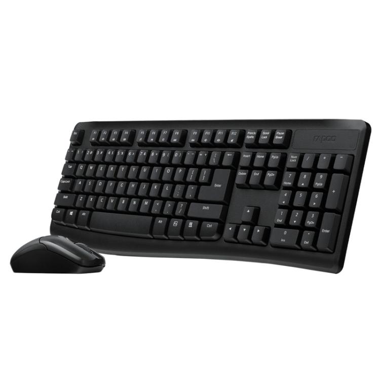 Rapoo - X1800Pro teclado Ratón incluido Universal RF inalámbrico QWERTY Negro