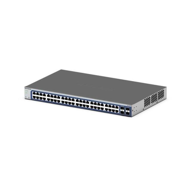 NETGEAR - GS748Tv6 Gestionado L2/L3/L4 Gigabit Ethernet (10/100/1000) Negro, Gris