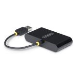 StarTech.com - Hub USB 2.0 de 4 Puertos - Ladrón USB Alimentado por el Bus - 480Mbps - Hub Portátil Externo USB - Multiplicador