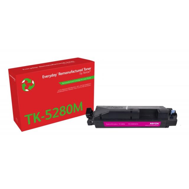 Xerox - Remanufacturado Everyday Tóner Everyday™ Magenta remanufacturado de Xerox es compatible con Kyocera TK-5280M, Capacidad