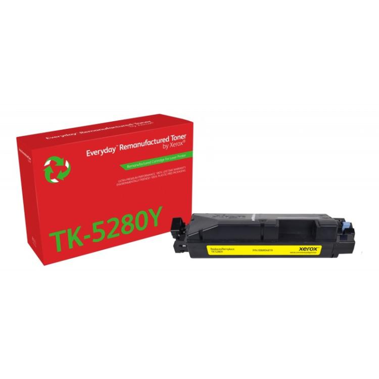 Xerox - Remanufacturado Everyday Tóner Everyday™ Amarillo remanufacturado de Xerox es compatible con Kyocera TK-5280Y, Capacidad