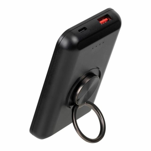 Rivacase - VA2603 batería externa Polímero de litio 5000 mAh Cargador inalámbrico Negro