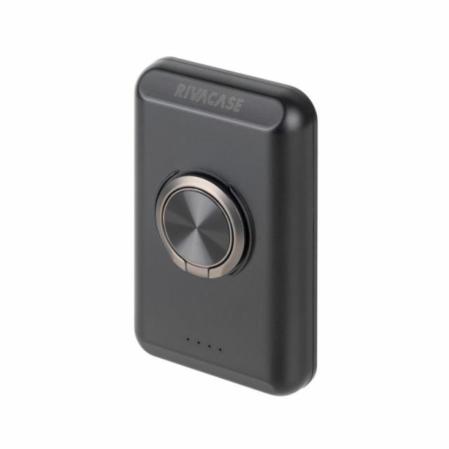 Rivacase - VA2603 batería externa Polímero de litio 5000 mAh Cargador inalámbrico Negro