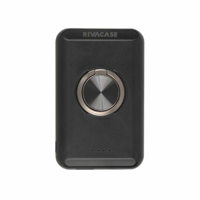 Rivacase - VA2603 batería externa Polímero de litio 5000 mAh Cargador inalámbrico Negro