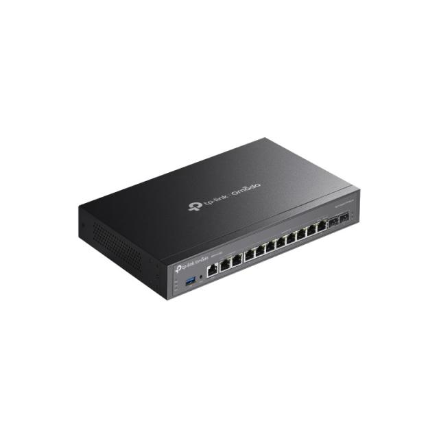 TP-Link - Omada ER7412-M2 router 2.5 Gigabit Ethernet, Gigabit Ethernet Negro