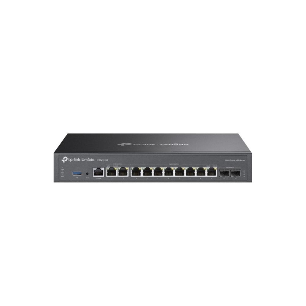TP-Link - Omada ER7412-M2 router 2.5 Gigabit Ethernet, Gigabit Ethernet Negro