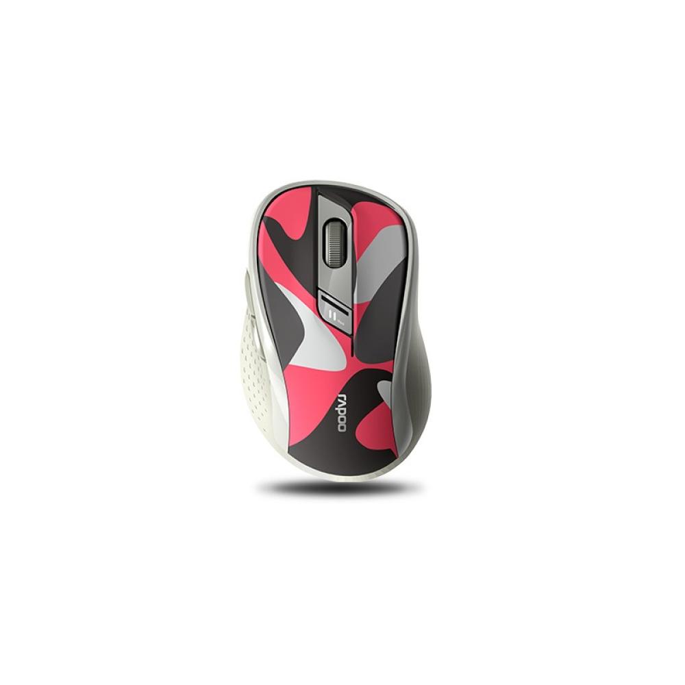 Rapoo - M500 ratón mano derecha RF Wireless + Bluetooth Óptico 1600 DPI