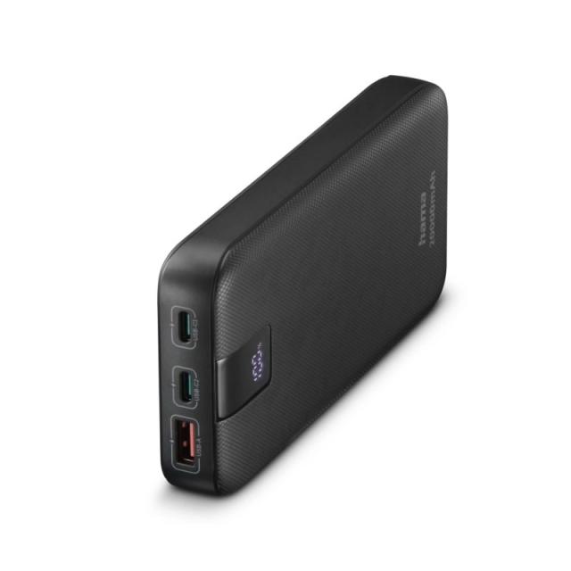 Hama - 00201719 batería externa Polímero de litio 20000 mAh Antracita