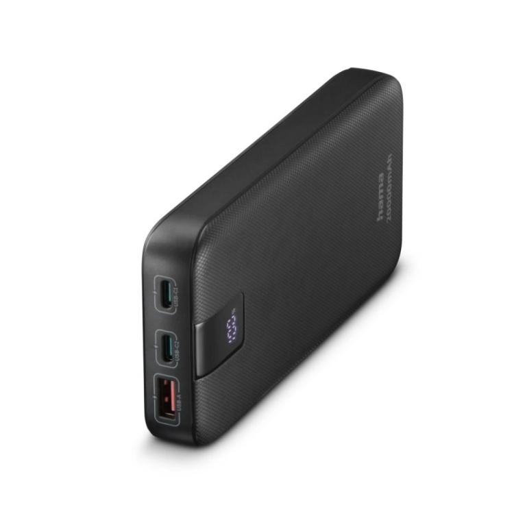 Hama - 00201719 batería externa Polímero de litio 20000 mAh Antracita