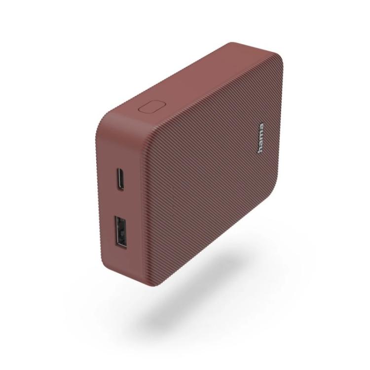 Hama - 00201714 batería externa Polímero de litio 10000 mAh Rojo