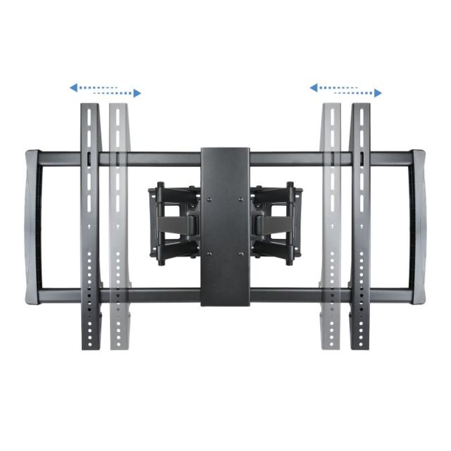 TooQ - LP75100TN-B soporte de pared para pantalla plana 152,4 cm (60") Negro