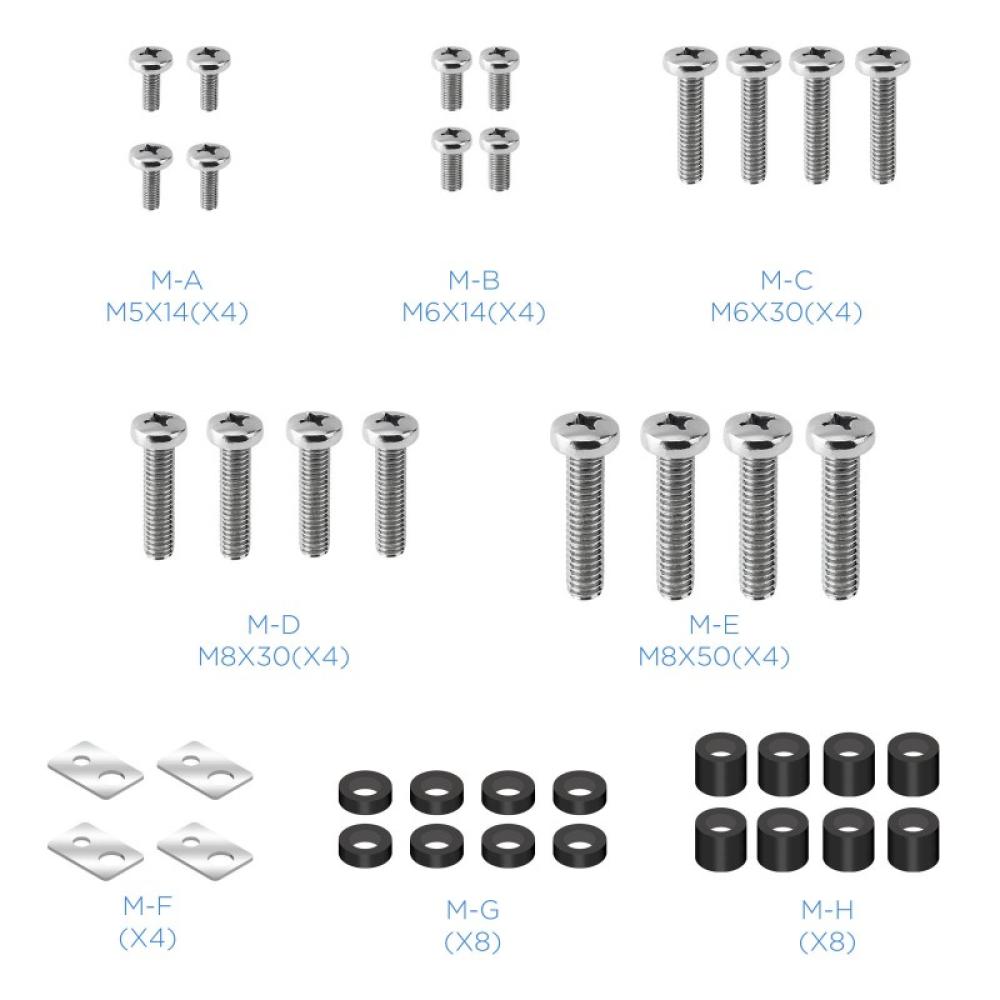 TooQ - LP75100TN-B soporte de pared para pantalla plana 152,4 cm (60") Negro