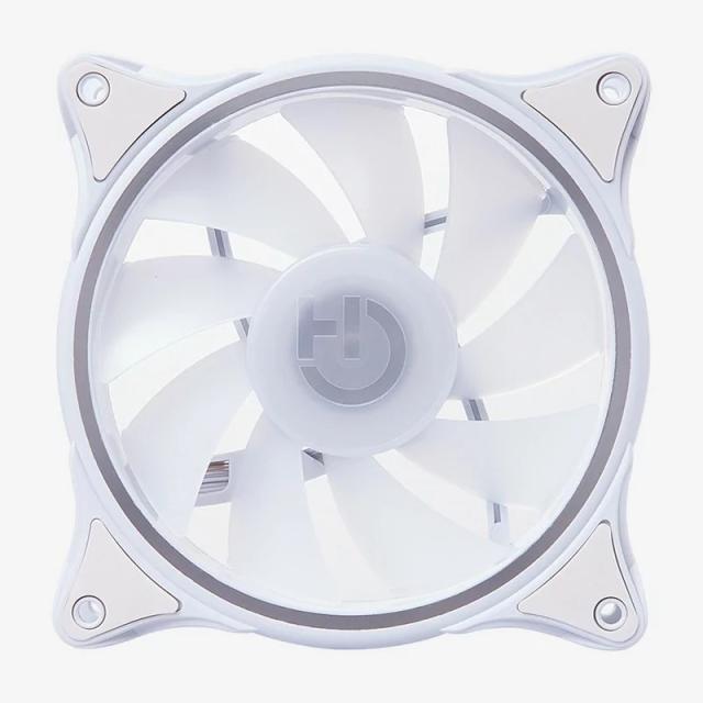 Hiditec - N18 ARGB Carcasa del ordenador Ventilador 12 cm Blanco