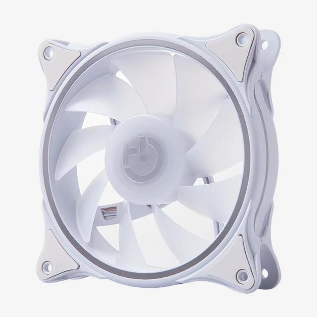 Hiditec - N18 ARGB Carcasa del ordenador Ventilador 12 cm Blanco