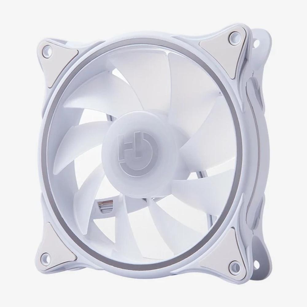 Hiditec - N18 ARGB Carcasa del ordenador Ventilador 12 cm Blanco