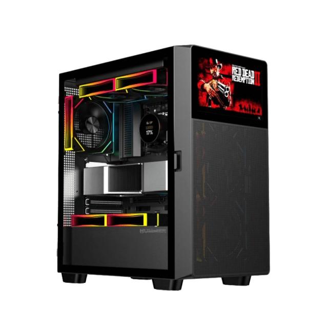 NOX - Hummer NXHUMMERBIOS carcasa de ordenador Torre Negro