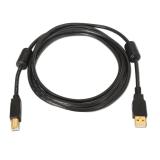 AISENS - A101-0011 cable USB USB 2.0 5 m USB A USB B Negro
