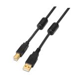 AISENS - A101-0011 cable USB USB 2.0 5 m USB A USB B Negro