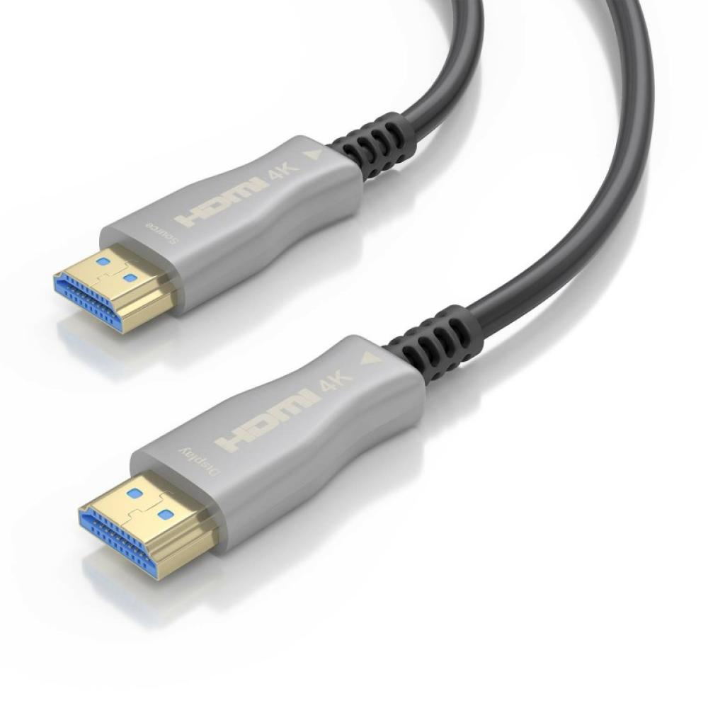 AISENS - Cable HDMI V2.0 AOC Premium Alta Velocidad / HEC 4K@60Hz 18Gbps, A/M-A/M, Negro, 10 m